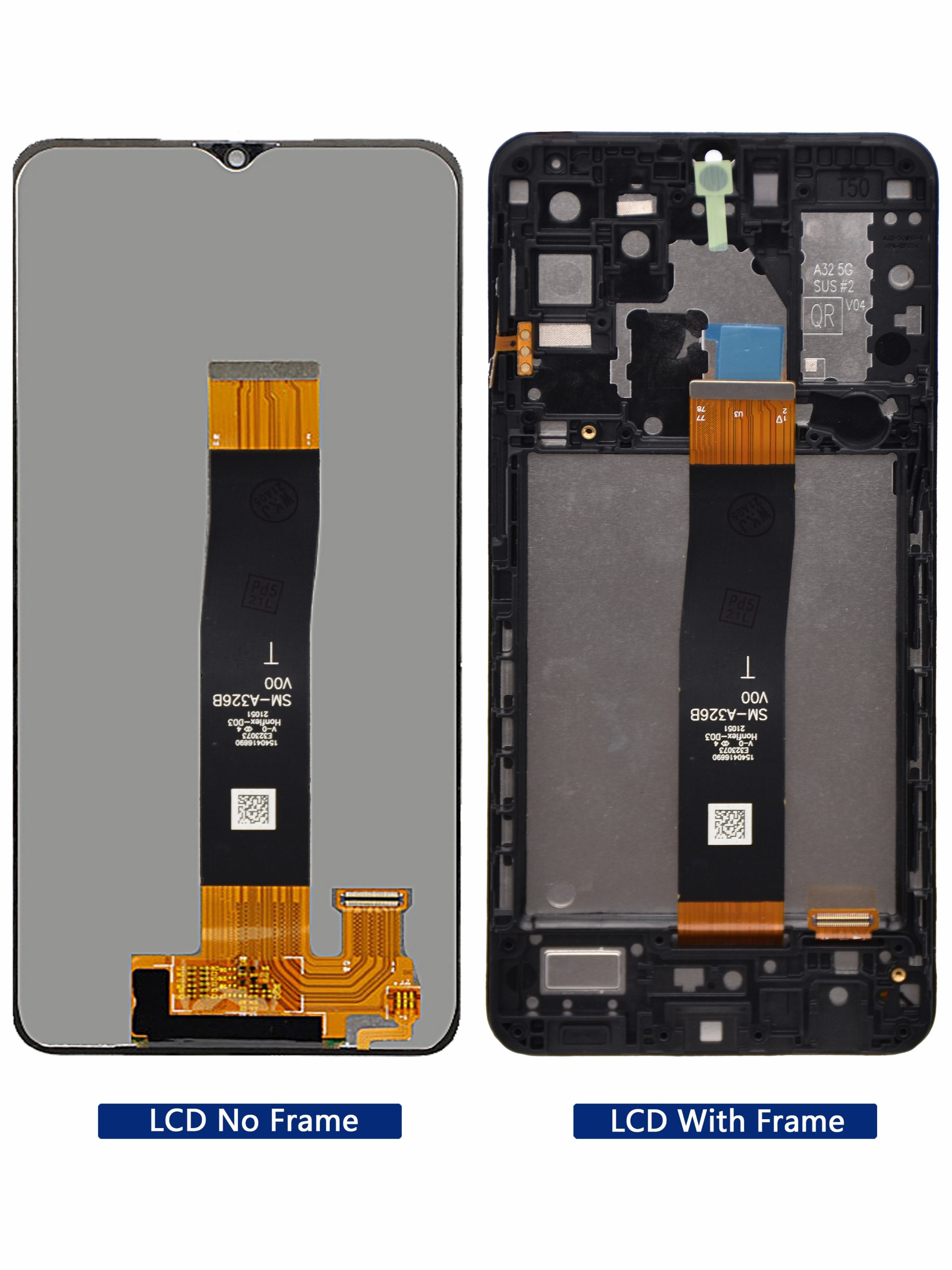 Original For Samsung Galaxy A32 5G A326 LCD Display Touch Screen Digitizer For Samsung SM-A326B LCD Replacement part With Frame