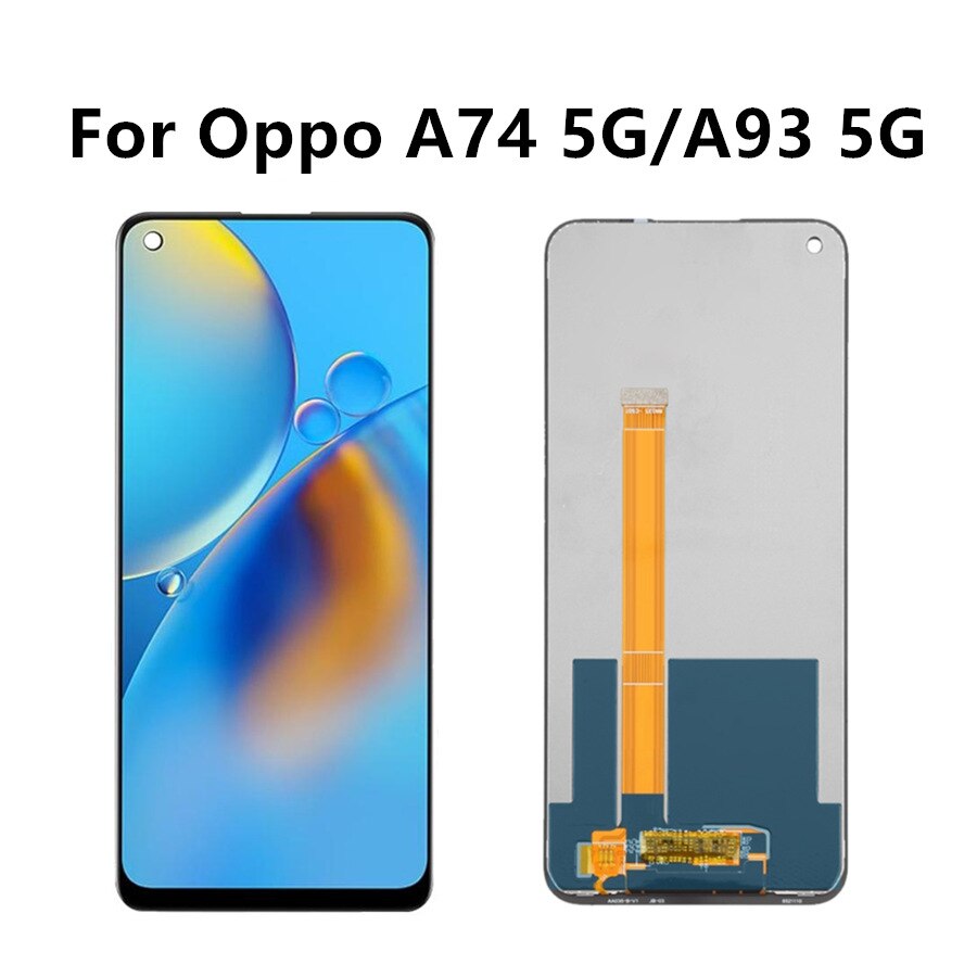 For Oppo A74 5G LCDCPH2197, CPH2263 LCD Display Touch Screen Digitizer Assembly Replacemen For Oppo A93 5G PCGM00, PEHM0