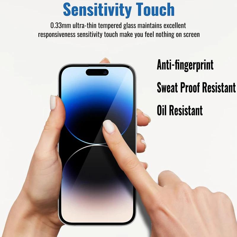 3D Privacy Screen Protectors For iPhone 15 Plus Anti-spy Protective Glass For iPhone 15 Pro Max